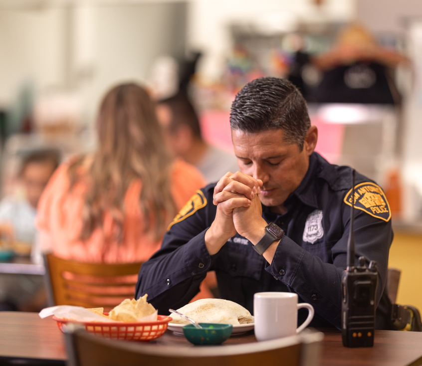 Officer Praying